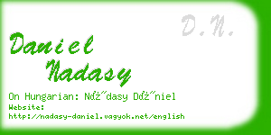 daniel nadasy business card